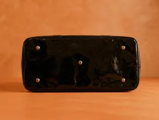 Bolso de viaje charol (vegano) doble compartimento