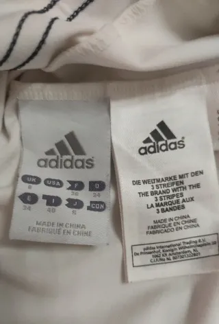 Conjunto Adidas Mujer Blanco y Negro