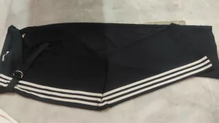 Conjunto Adidas Mujer Blanco y Negro