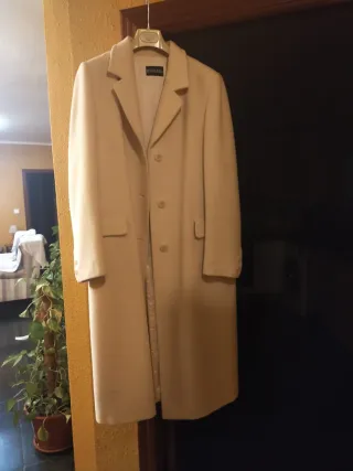 Abrigo largo Mudarra beige