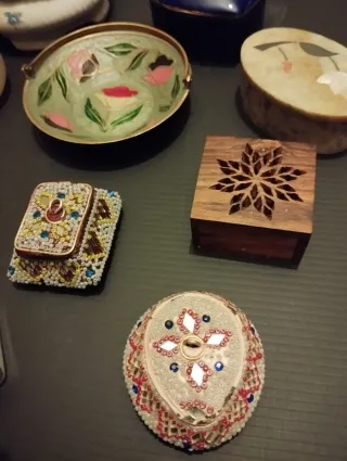 Lote de cajitas decorativas