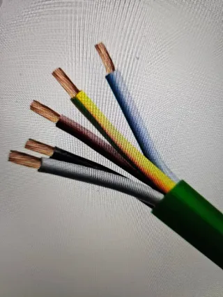 18m Cable Eléctrico Manguera 5x4mm