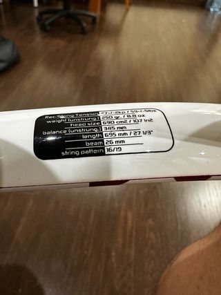 Raqueta Head Nano Ti.Sonic 250g  Tenis/Frontenis