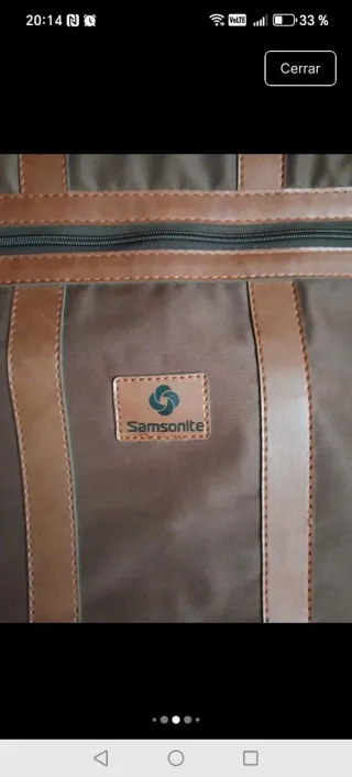 Portatrajes Samsonite Marrón