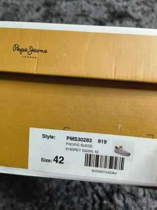 Zapatillas Pepe Jeans London Talla 42 Gris