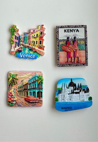 Imanes Venecia, Cuba, Kenia, Budapest