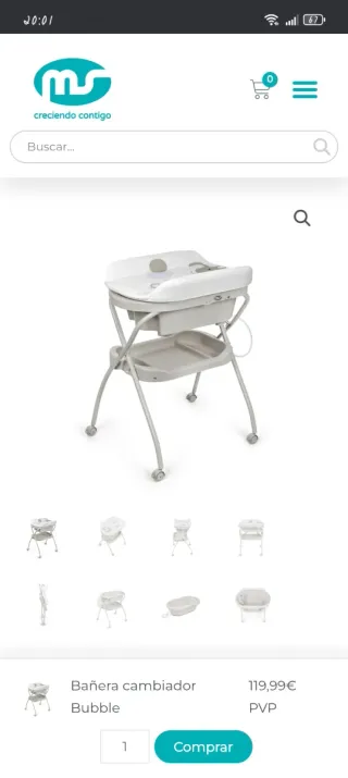 Bañera Cambiador Bubble Infantil