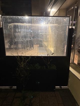 Separador terraza con jardinería