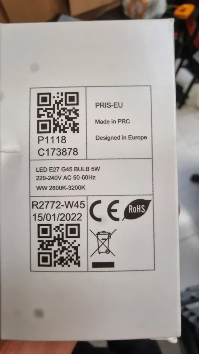 Bombilla LED 5W 220v blanco Cálido NUEVAS