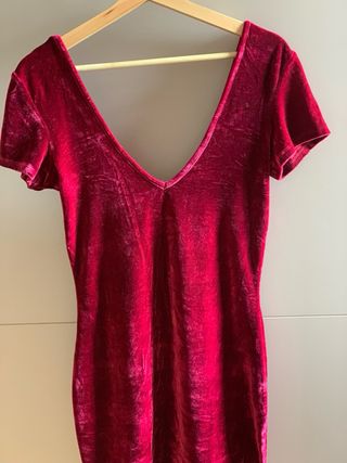 Vestido Magenta Vintage Talla M