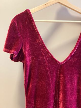 Vestido Magenta Vintage Talla M