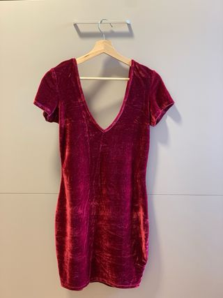 Vestido Magenta Vintage Talla M