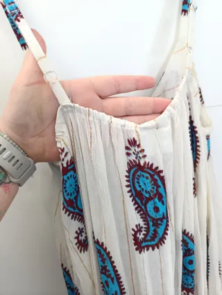 Mono ancho estampado paisley