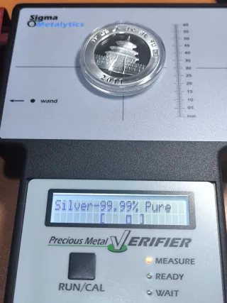 Moneda Plata Panda 1 Onza 2011