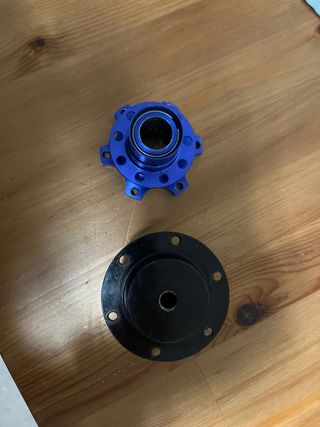 Piña Volante Desmontable Rápido Azul