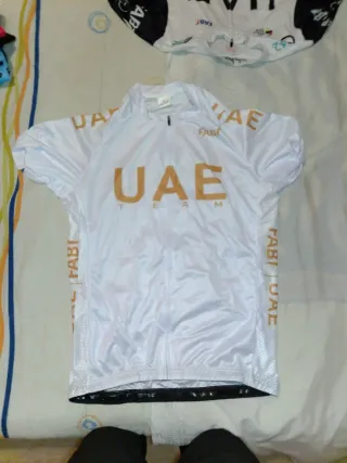 Maillot Ciclismo UAE Team Emirates Blanco