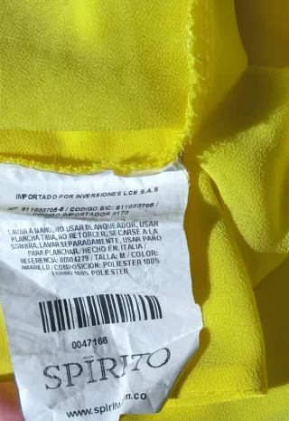 Blusa Spirito Amarilla