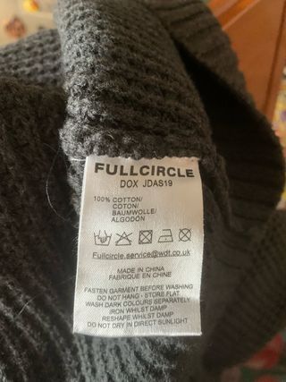 Cardigan FullCircle Uomo Grigio Tg M