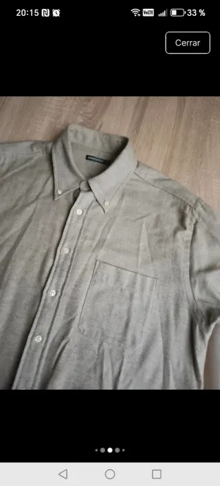 Camisa Springfield Invierno Talla XL Gris