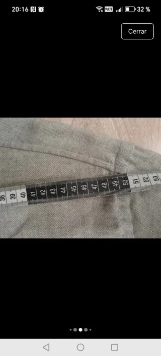 Camisa Springfield Invierno Talla XL Gris