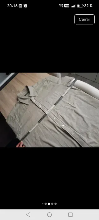 Camisa Springfield Invierno Talla XL Gris