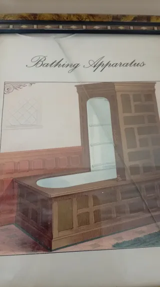 Set 2 Cuadros Baño Vintage