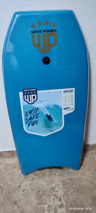 Bodyboard Wave Power Azul talla 37 nuevo a estrena