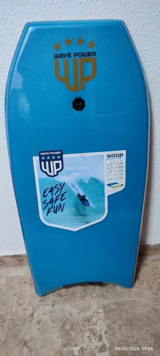 Bodyboard Wave Power Azul talla 37 nuevo a estrena