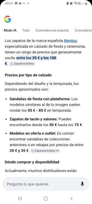 Conjunto Bolso y Zapatos Menbur Talla 38