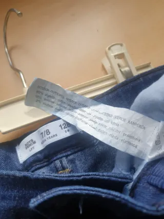 Pantalón vaquero niño azul oscuro