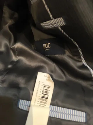 Traje de hombre gris