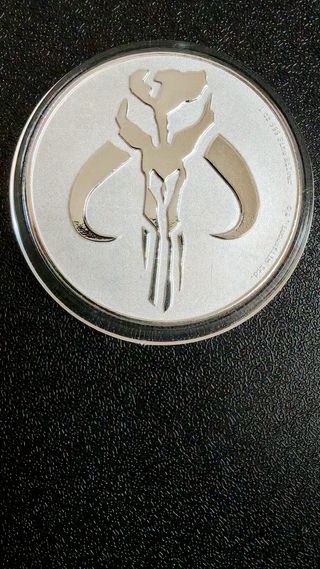 Star Wars Plata 1 oz Insignia Mandaloriana 2020