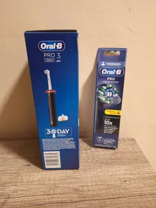 Oral-b pro3 3000 cepillo eléctrico + cabezales