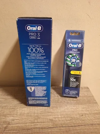 Oral-b pro3 3000 cepillo eléctrico + cabezales