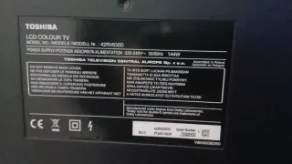 Televisión Toshiba 42 Negra