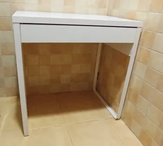 Escritorio melamina blanco