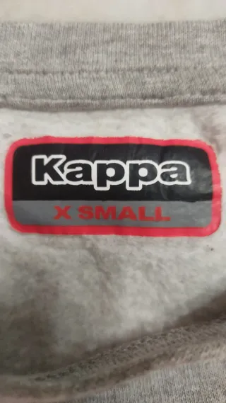 Sudadera Kappa Gris Logo