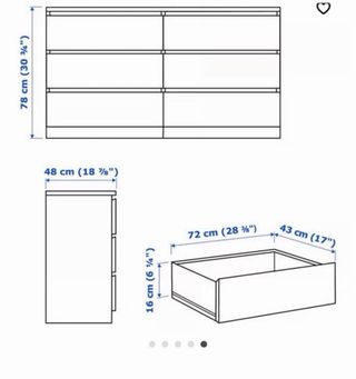 Cómoda Ikea Blanca