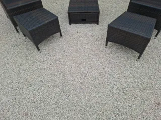 Conjunto Muebles Jardín Mimbre