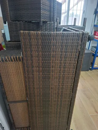 Conjunto Muebles Jardín Mimbre