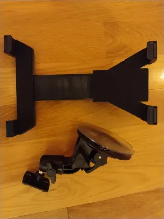 Soporte Ventosa Tablet/Móvil Negro