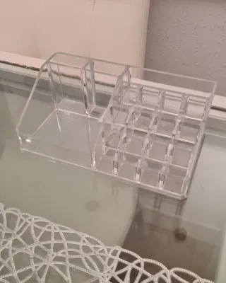 Organizador Maquillaje Acrílico Transparente