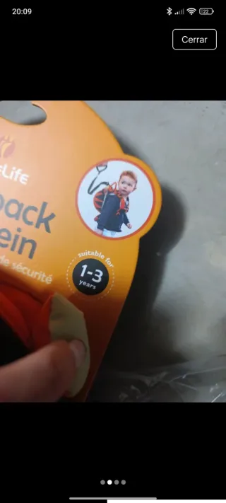 Mochila LittleLife con correa para niños