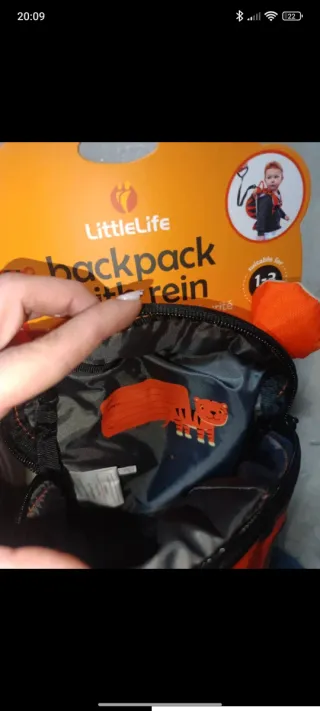 Mochila LittleLife con correa para niños
