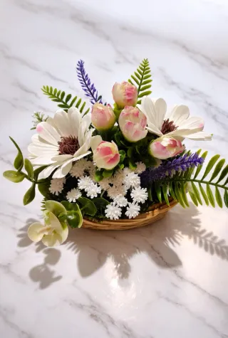 Mini decoración floral 8€