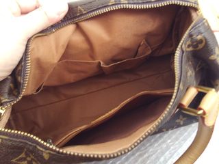 bolso louis vuitton  modelo speed , ancho 28 cm ,