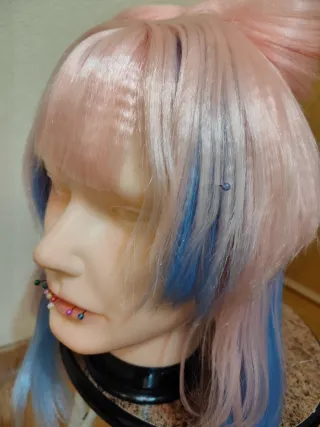 Peluca Kokomi Genshin Impact Cosplay