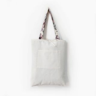 Bolso Tote (handmade) estampado floral rosa