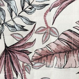 Bolso Tote (handmade) estampado floral rosa