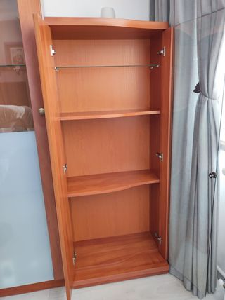 Vitrinas de madera y cristal